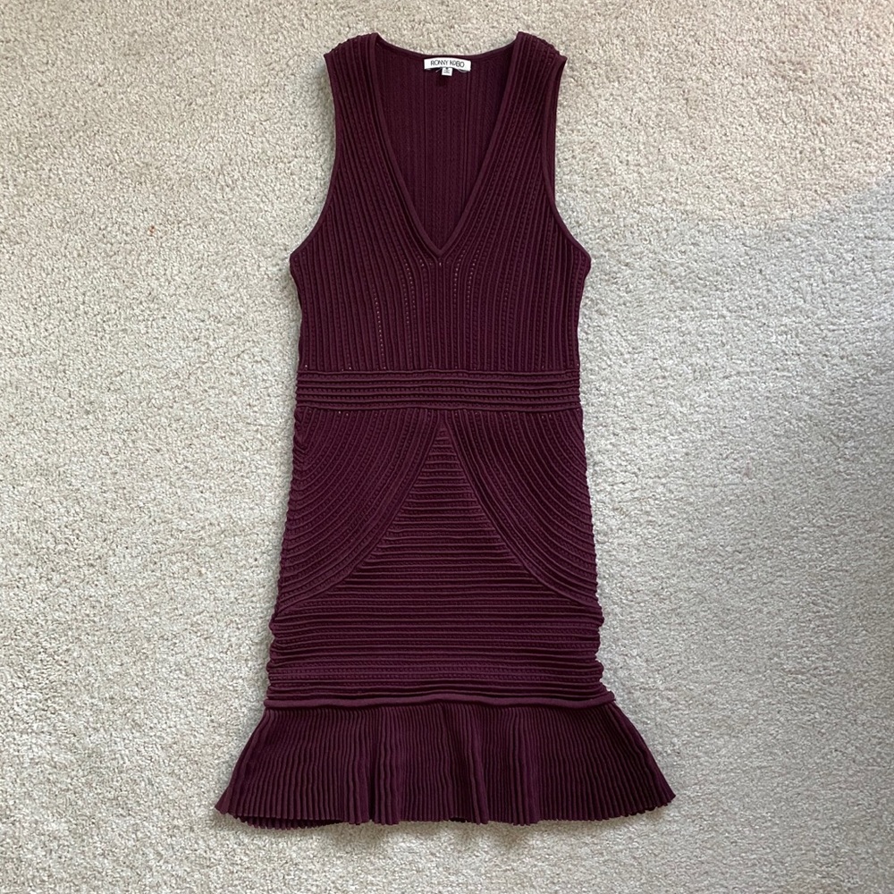 Ronny Kobo stretch mini dress